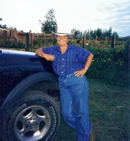 Tia Kobos and a truck